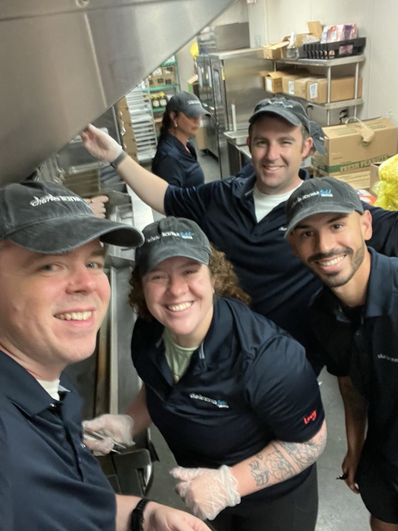 Kearny in an outdoor leadership setting